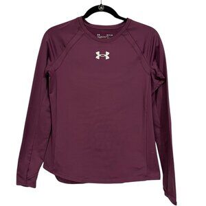 Women’s Under Armour Burgundy Heat Gear Long Sleeve Half Zip Heat Gear Size: SM
